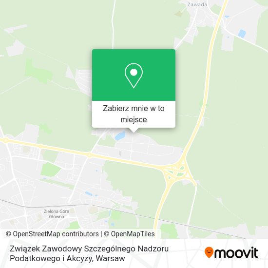 Mapa Związek Zawodowy Szczególnego Nadzoru Podatkowego i Akcyzy