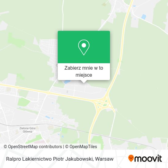 Mapa Ralpro Lakiernictwo Piotr Jakubowski