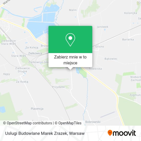 Mapa Usługi Budowlane Marek Zrazek