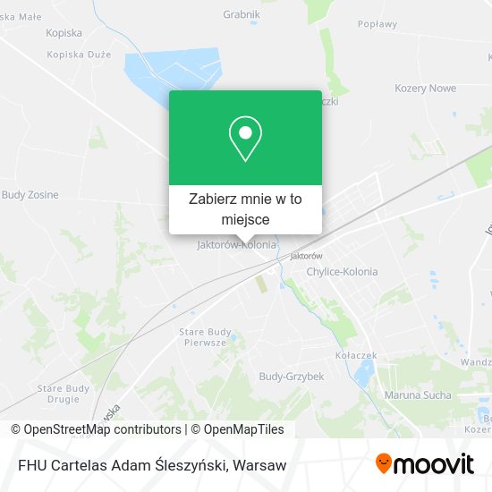 Mapa FHU Cartelas Adam Śleszyński