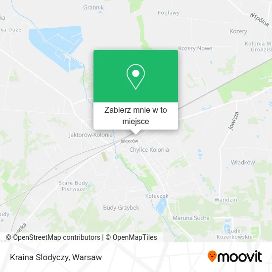 Mapa Kraina Slodyczy
