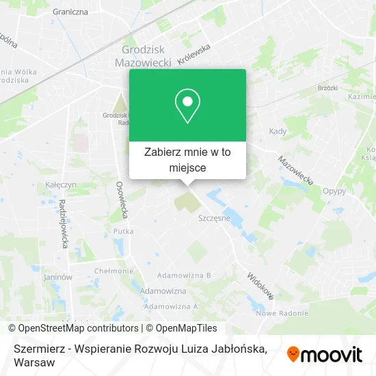 Mapa Szermierz - Wspieranie Rozwoju Luiza Jabłońska