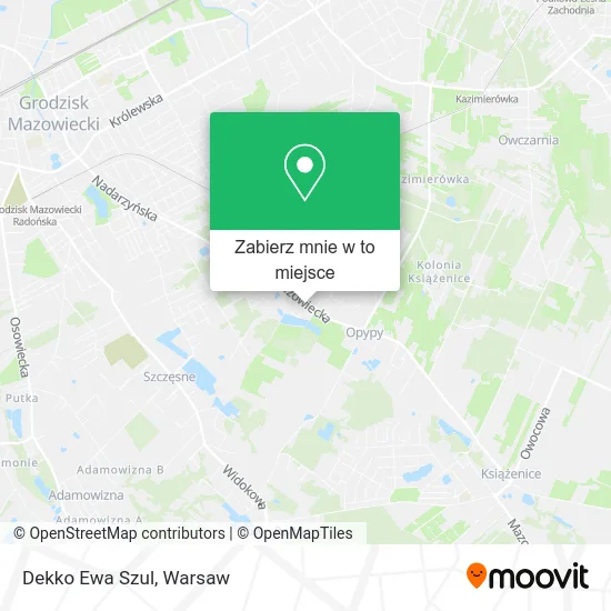 Mapa Dekko Ewa Szul