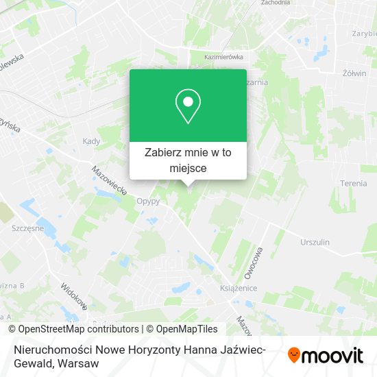 Mapa Nieruchomości Nowe Horyzonty Hanna Jaźwiec-Gewald