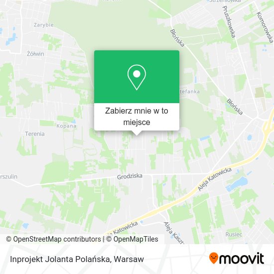 Mapa Inprojekt Jolanta Polańska