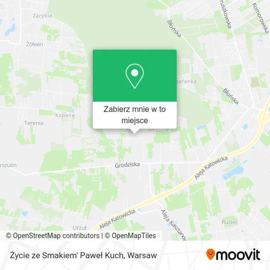 Mapa Życie ze Smakiem' Paweł Kuch