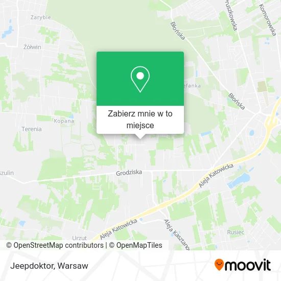 Mapa Jeepdoktor
