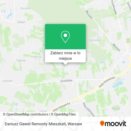 Mapa Dariusz Gaweł Remonty Mieszkań