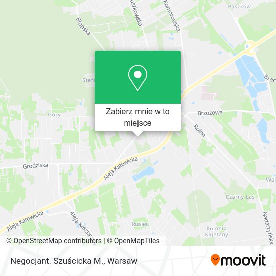 Mapa Negocjant. Szuścicka M.