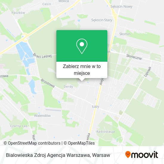 Mapa Bialowieska Zdroj Agencja Warszawa