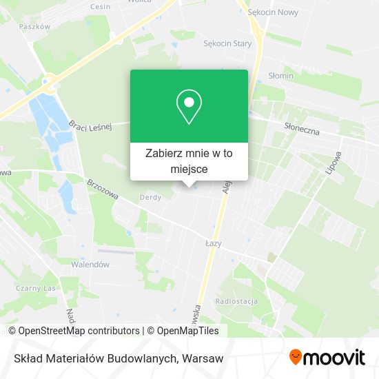 Mapa Skład Materiałów Budowlanych