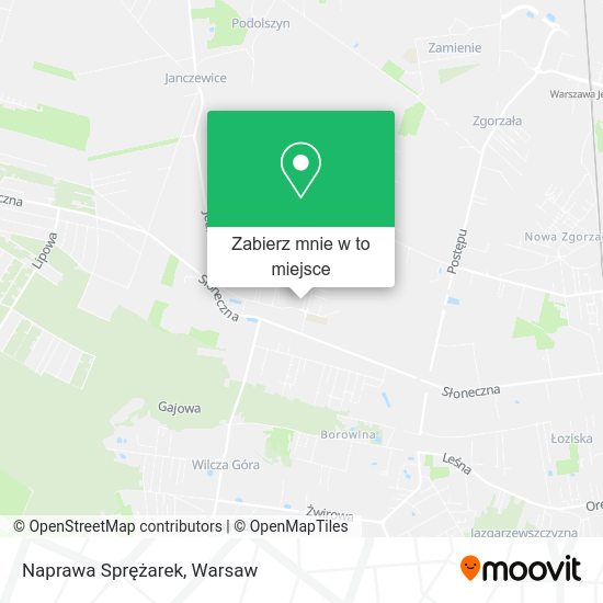 Mapa Naprawa Sprężarek