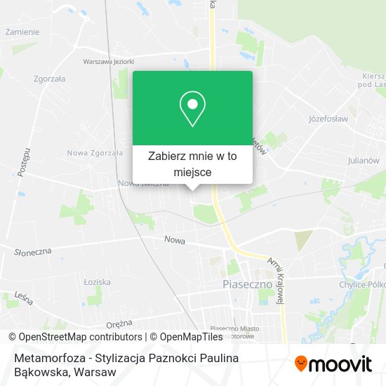 Mapa Metamorfoza - Stylizacja Paznokci Paulina Bąkowska