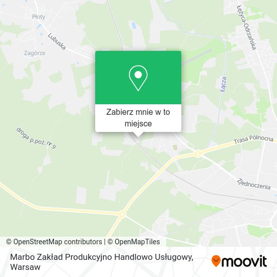 Mapa Marbo Zakład Produkcyjno Handlowo Usługowy