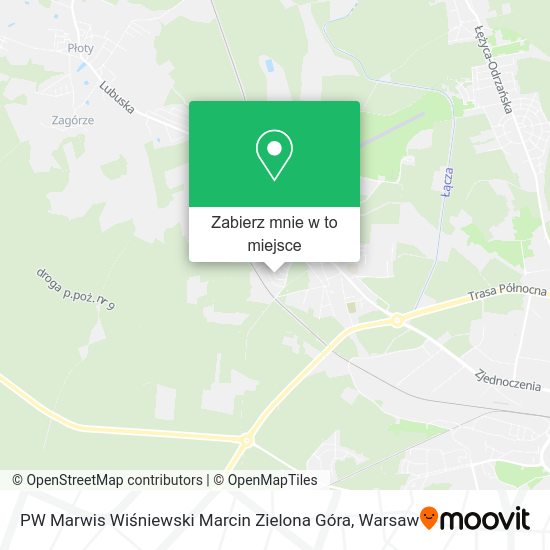 Mapa PW Marwis Wiśniewski Marcin Zielona Góra