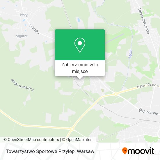 Mapa Towarzystwo Sportowe Przylep