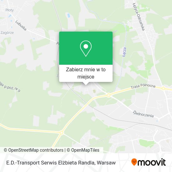 Mapa E.D.-Transport Serwis Elżbieta Randla