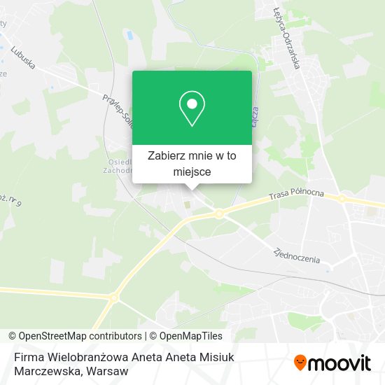 Mapa Firma Wielobranżowa Aneta Aneta Misiuk Marczewska