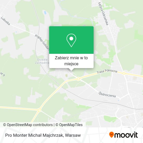 Mapa Pro Monter Michał Majchrzak