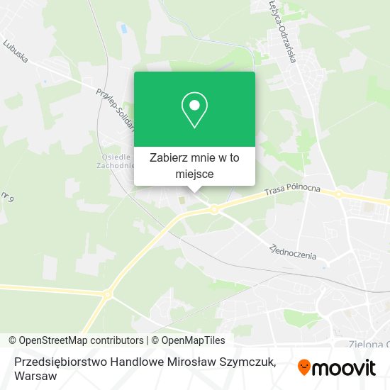 Mapa Przedsiębiorstwo Handlowe Mirosław Szymczuk