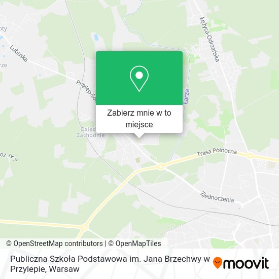 Mapa Publiczna Szkoła Podstawowa im. Jana Brzechwy w Przylepie