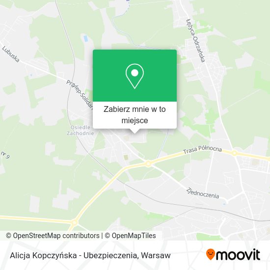 Mapa Alicja Kopczyńska - Ubezpieczenia