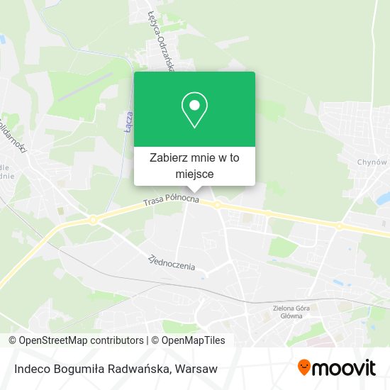 Mapa Indeco Bogumiła Radwańska