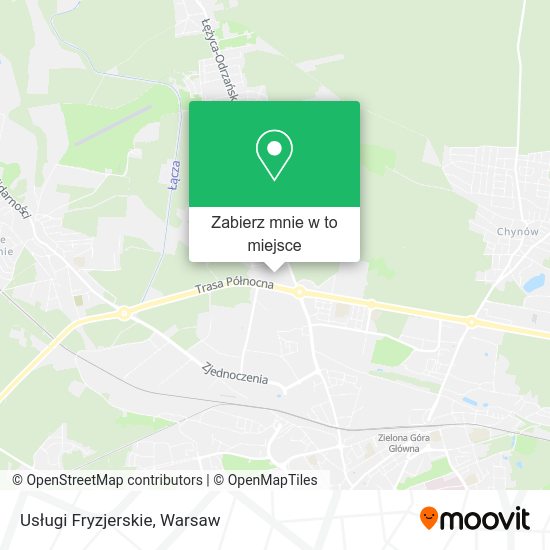 Mapa Usługi Fryzjerskie