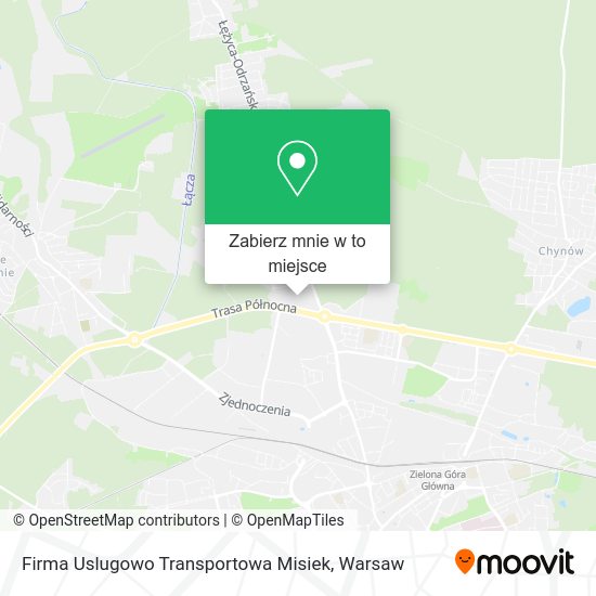 Mapa Firma Uslugowo Transportowa Misiek