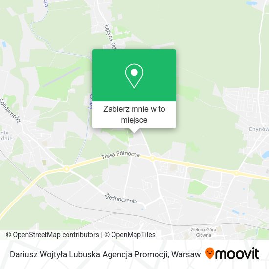 Mapa Dariusz Wojtyła Lubuska Agencja Promocji