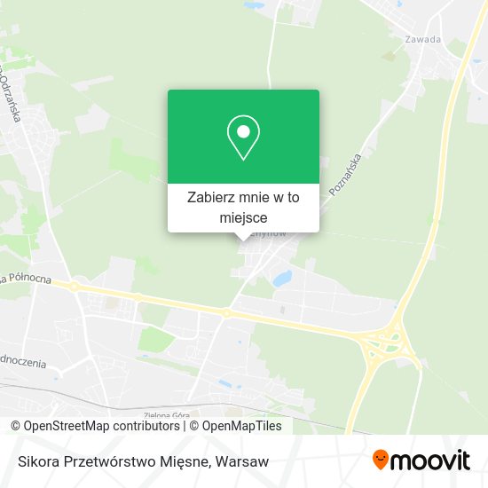 Mapa Sikora Przetwórstwo Mięsne