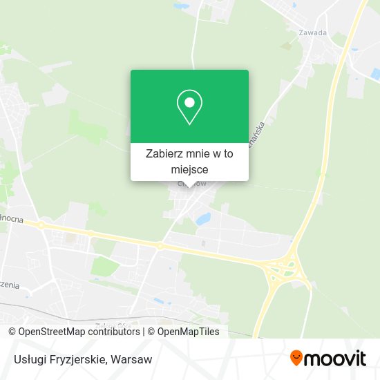 Mapa Usługi Fryzjerskie