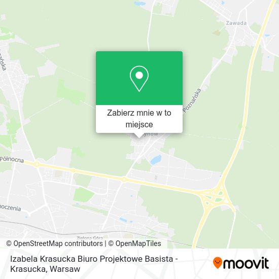 Mapa Izabela Krasucka Biuro Projektowe Basista - Krasucka