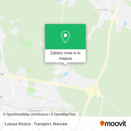 Mapa Łukasz Kozica - Transport