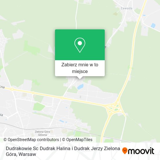 Mapa Dudrakowie Sc Dudrak Halina i Dudrak Jerzy Zielona Góra