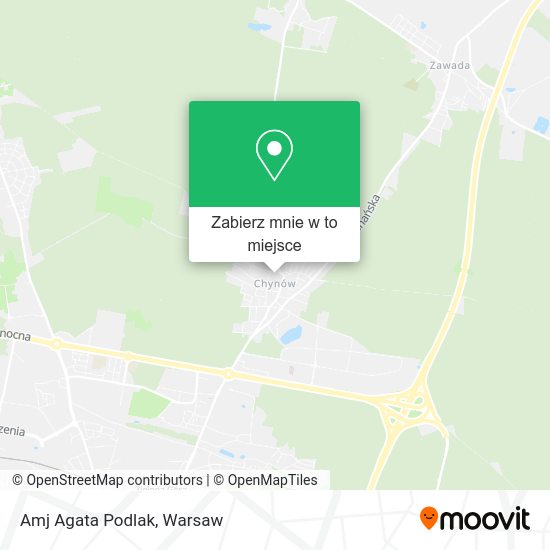 Mapa Amj Agata Podlak