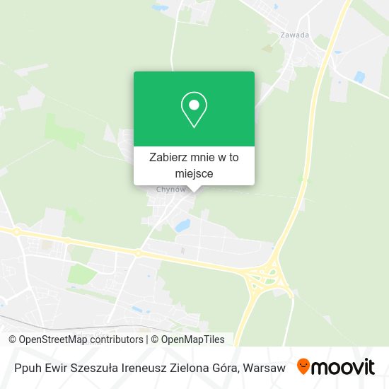 Mapa Ppuh Ewir Szeszuła Ireneusz Zielona Góra