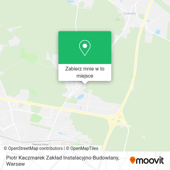 Mapa Piotr Kaczmarek Zakład Instalacyjno-Budowlany