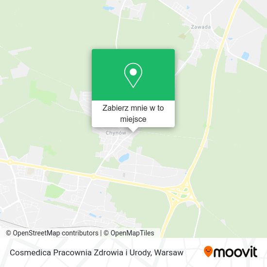 Mapa Cosmedica Pracownia Zdrowia i Urody