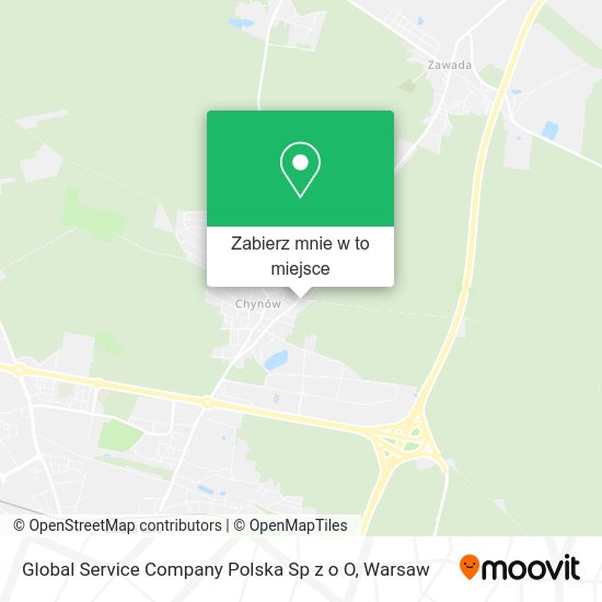 Mapa Global Service Company Polska Sp z o O