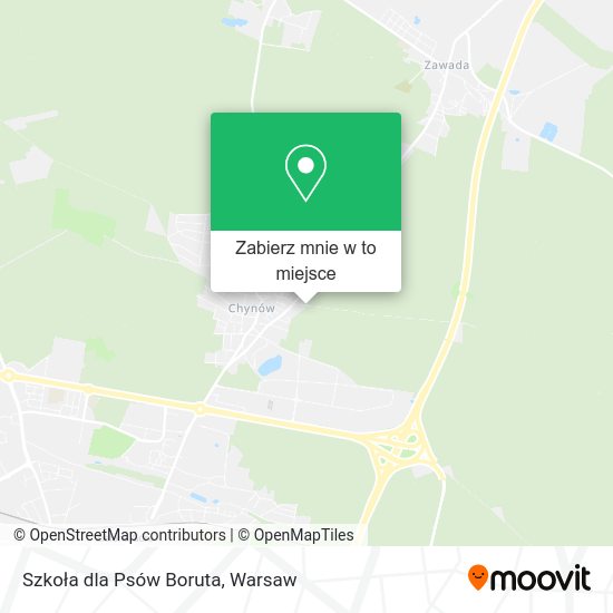 Mapa Szkoła dla Psów Boruta