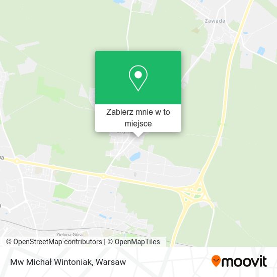 Mapa Mw Michał Wintoniak