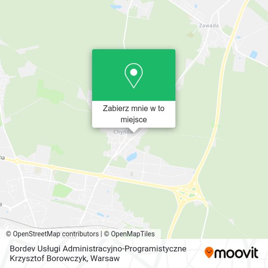 Mapa Bordev Usługi Administracyjno-Programistyczne Krzysztof Borowczyk