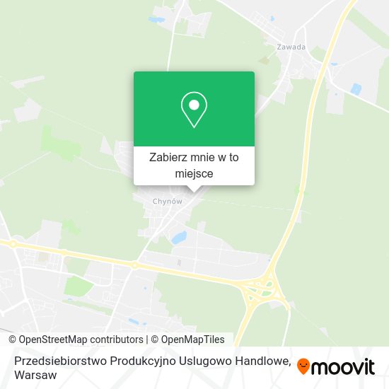 Mapa Przedsiebiorstwo Produkcyjno Uslugowo Handlowe