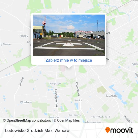 Mapa Lodowisko Grodzisk Maz