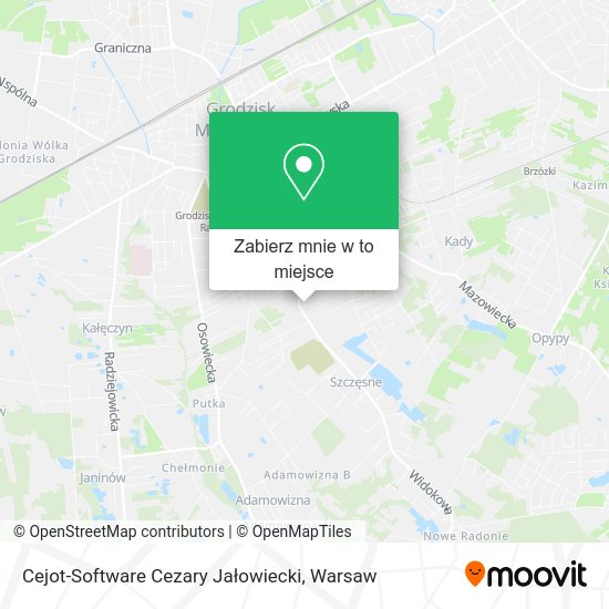 Mapa Cejot-Software Cezary Jałowiecki