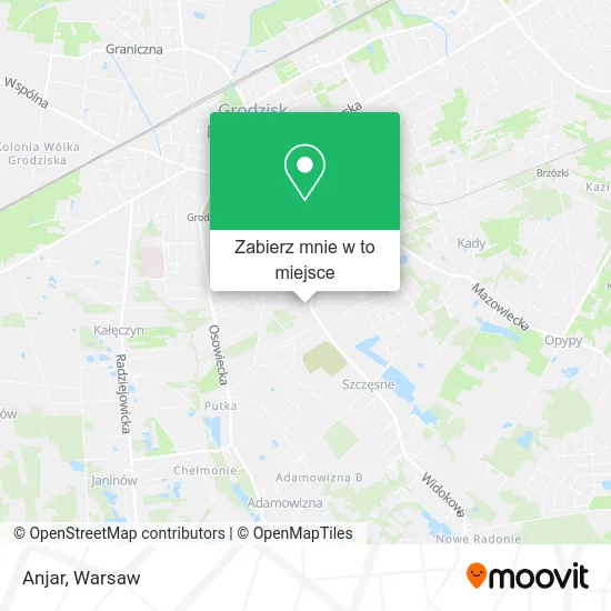Mapa Anjar