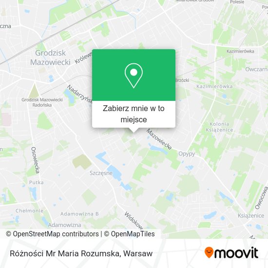 Mapa Różności Mr Maria Rozumska