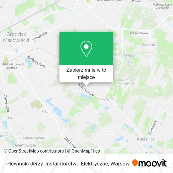 Mapa Plewiński Jerzy. Instalatorstwo Elektryczne