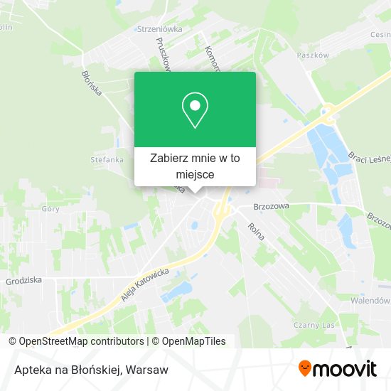 Mapa Apteka na Błońskiej